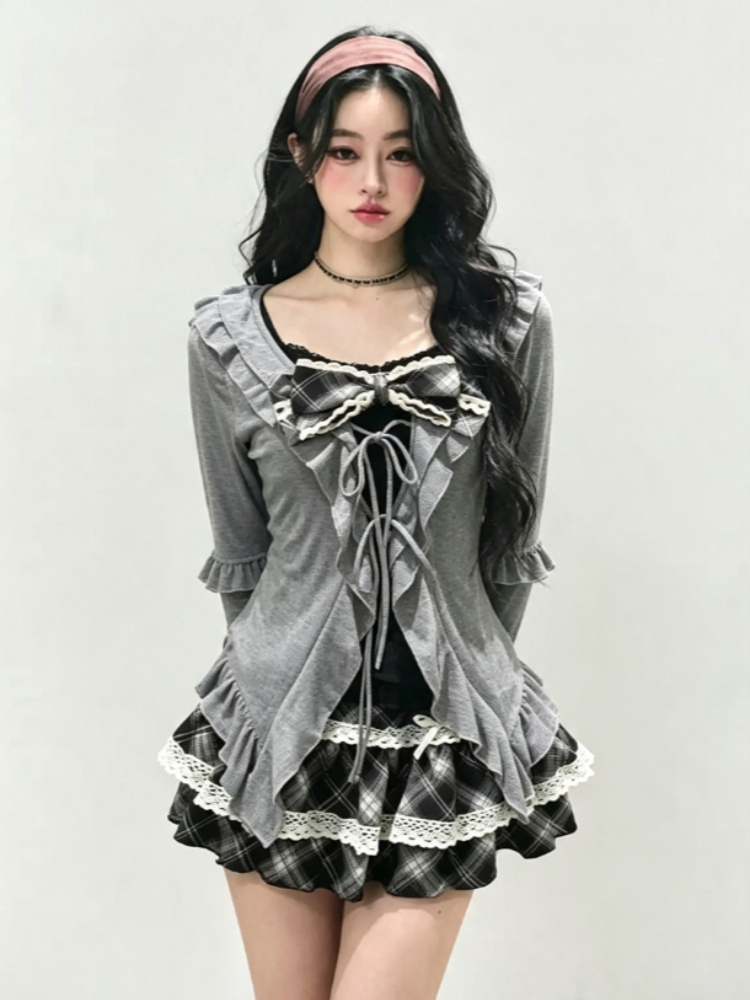 Women Fashion Vest - Модный комплект из трех предметов для