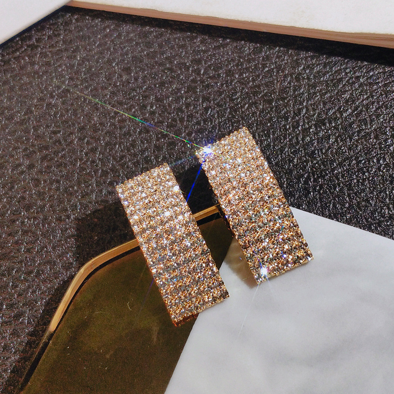 Women'S Fashion Paris - 14K желтого золота с бриллиантами, серьги