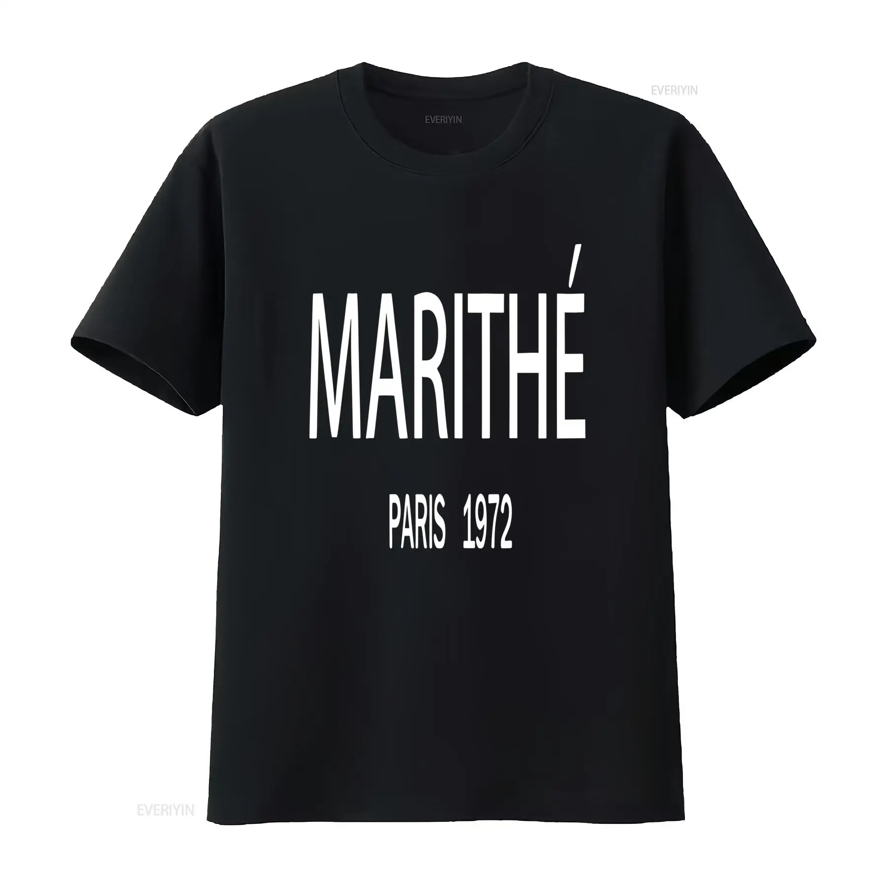 Women'S Fashion Paris - Винтажная футболка Marithe 1972 Paris Lourd