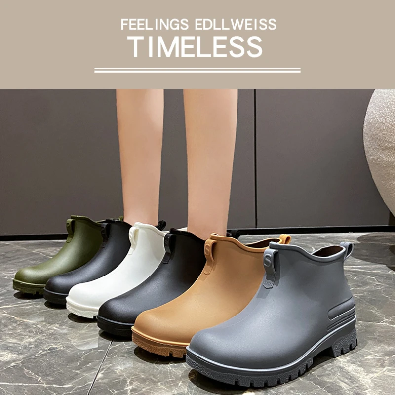 Women'S Fashion Rain Boots - Модные непромокаемые сапоги для пар, уличная