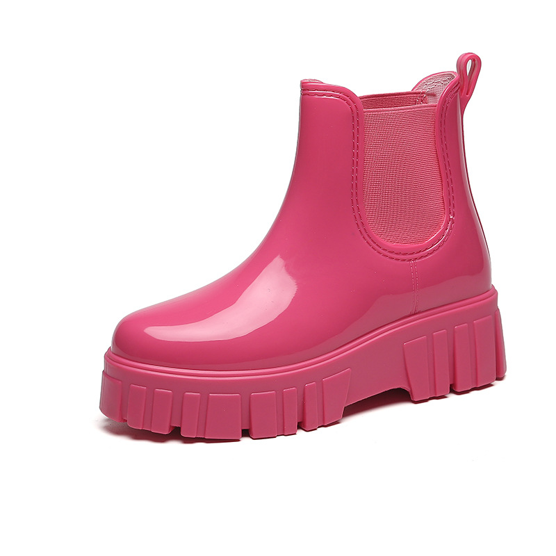 Women'S Fashion Rain Boots - Непромокаемые сапоги на платформе, женские садовые