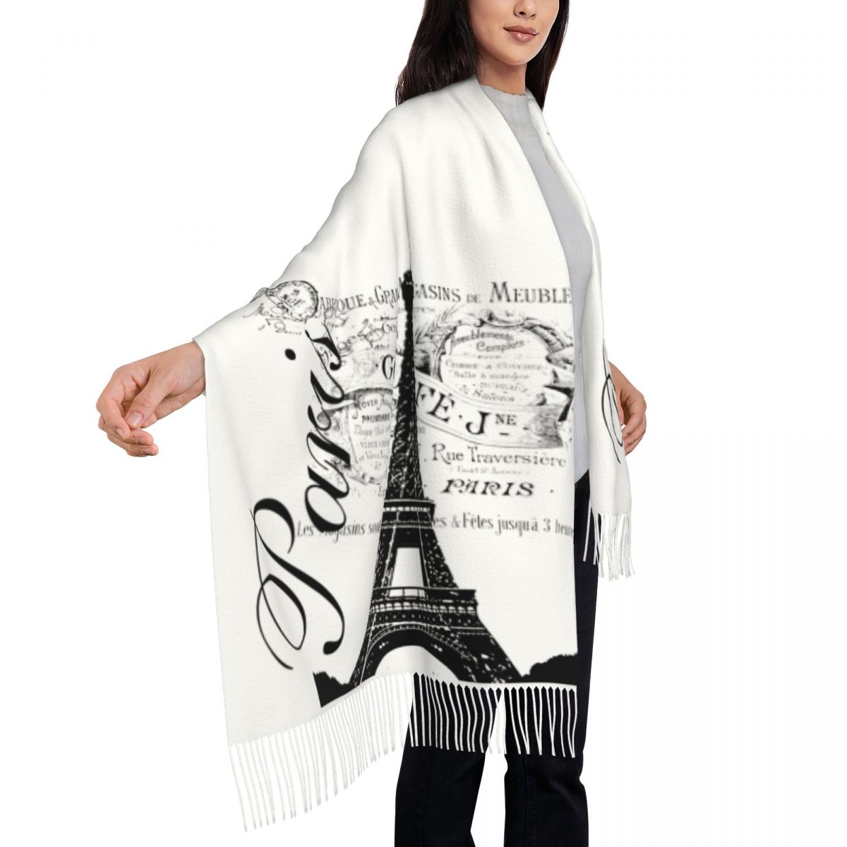 Винтажный шарф с принтом на за – обзор и цена Women'S Fashion Paris
