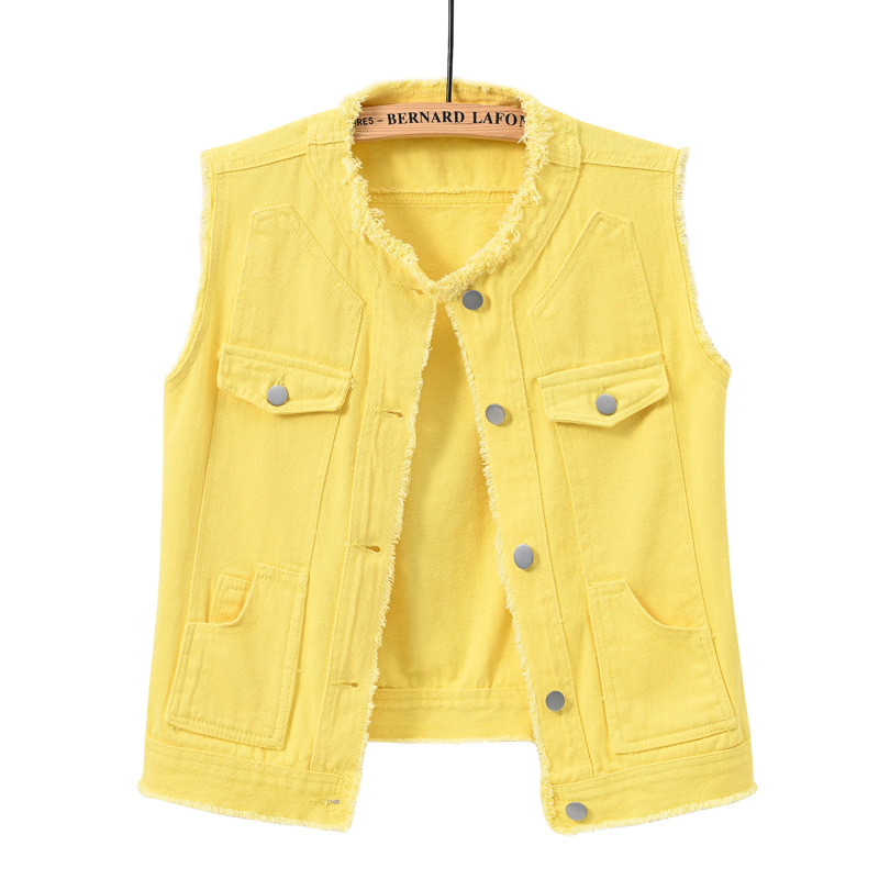 Женский джинсовый жилет без ру – обзор и цена Women Fashion Vest