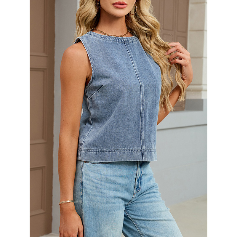 Женский джинсовый жилет Benuyn – обзор и цена Women Fashion Vest