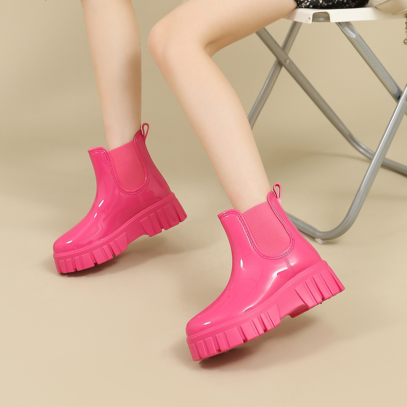 Непромокаемые сапоги на платфо – обзор и цена Women'S Fashion Rain Boots
